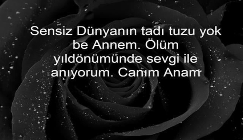ölen anneye sözler